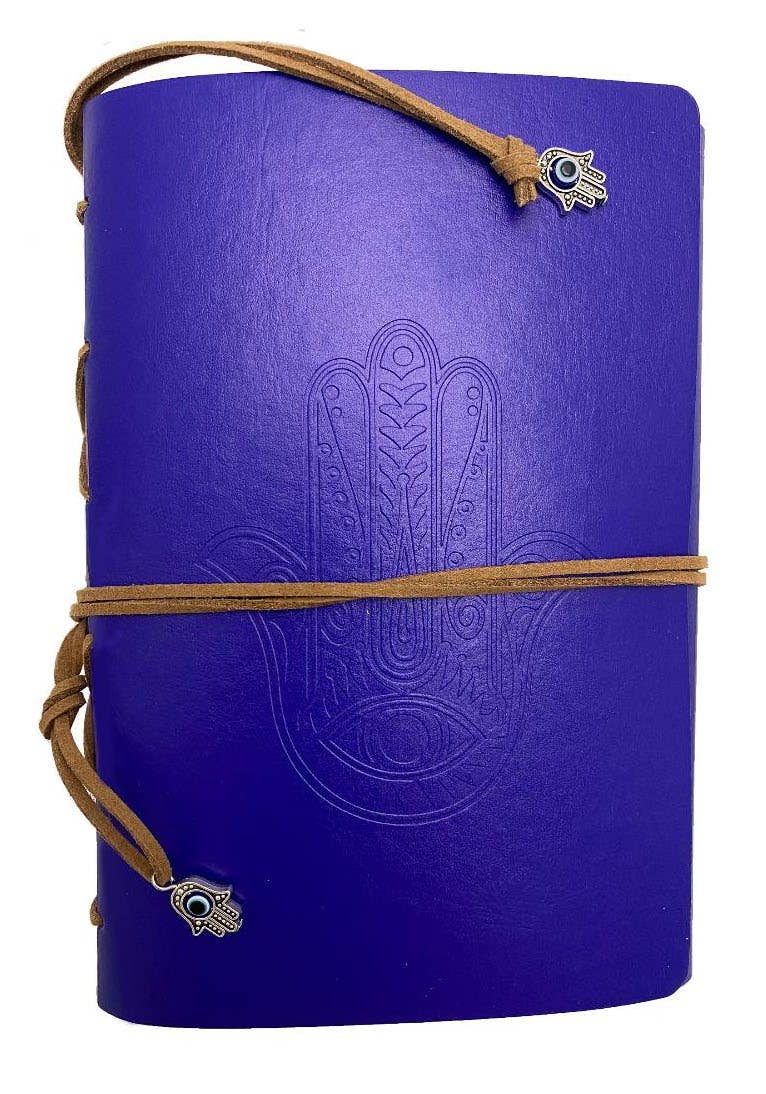 Hamsa Evil Eye Journal –Blue