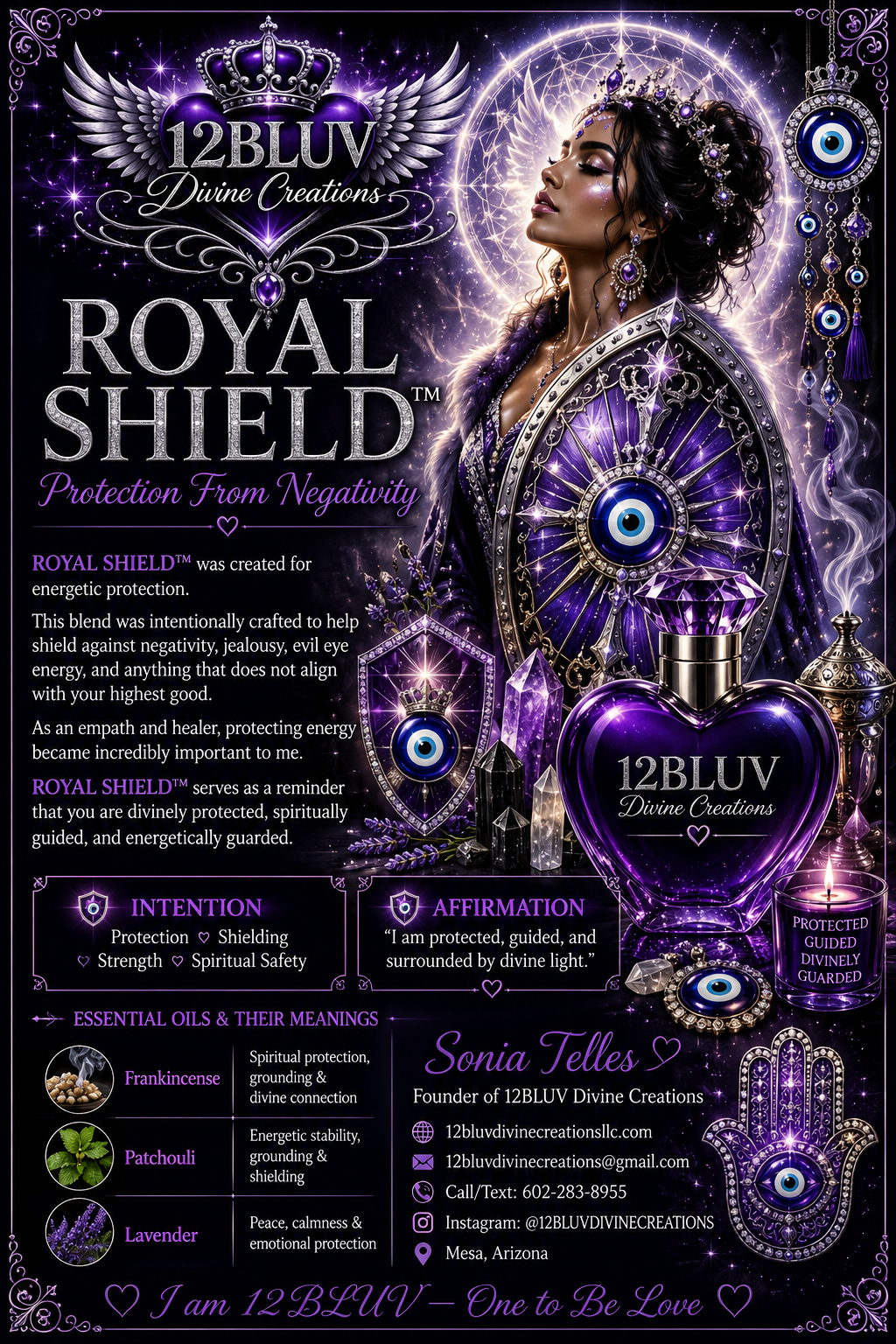 ROYAL SHIELD™ Reiki Infused Mist