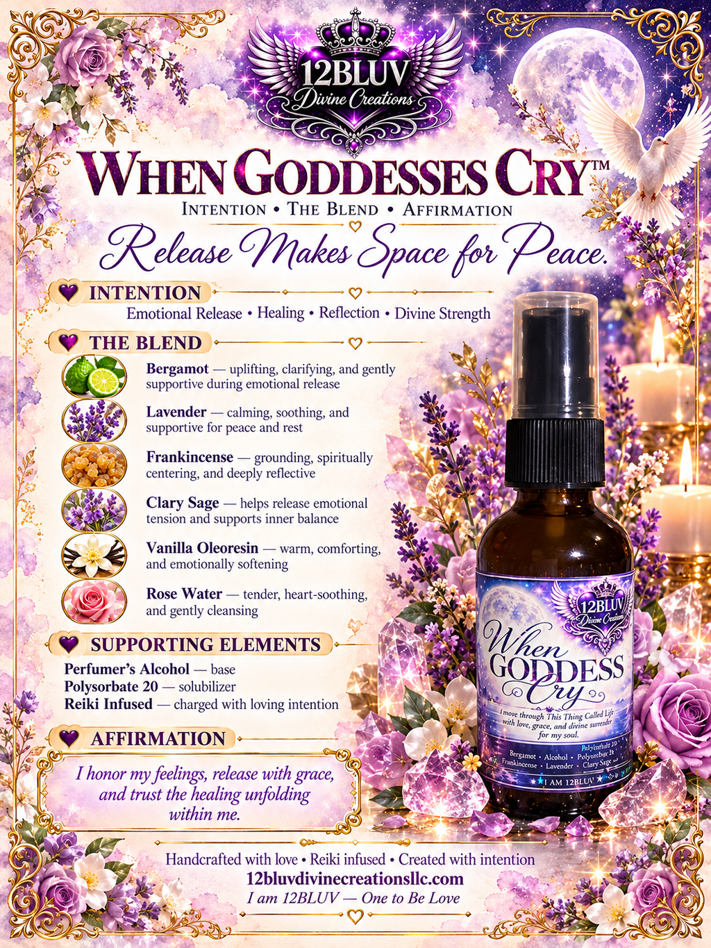 WHEN GODDESSES CRY™ Emotional Release Mist