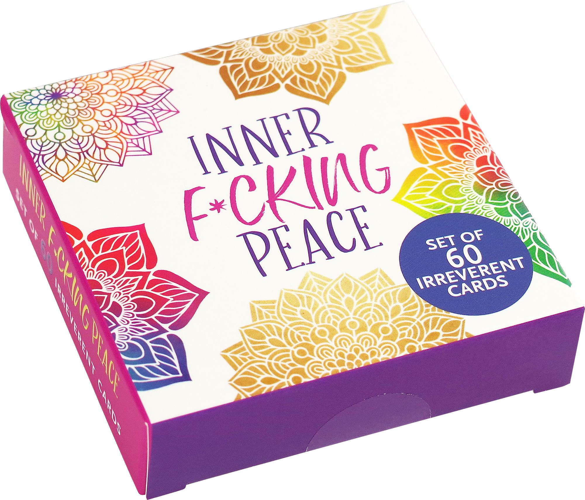 Inner F*cking Peace Card Deck (Set of 60 Irreverent Cards)
