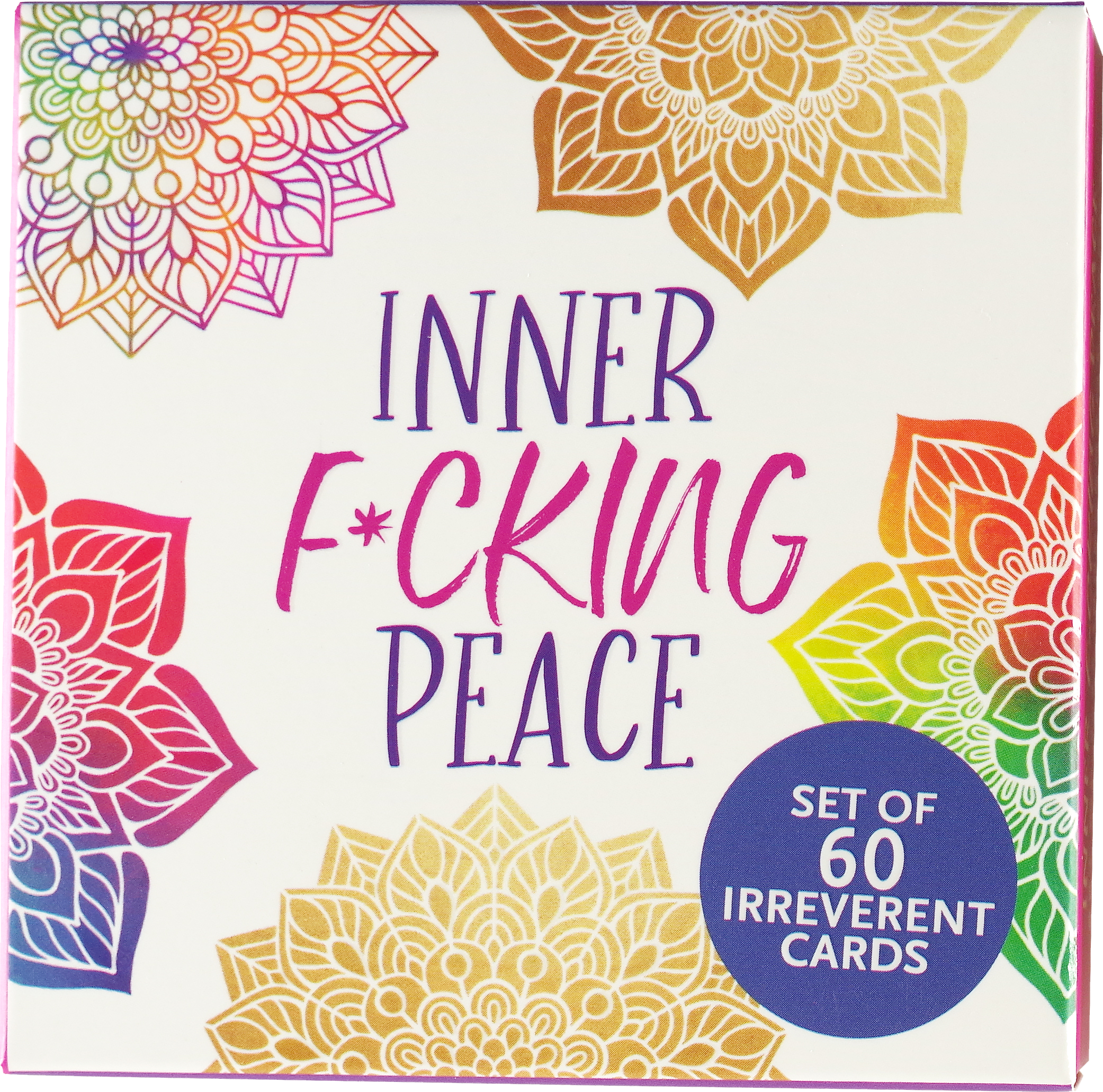 Inner F*cking Peace Card Deck (Set of 60 Irreverent Cards)