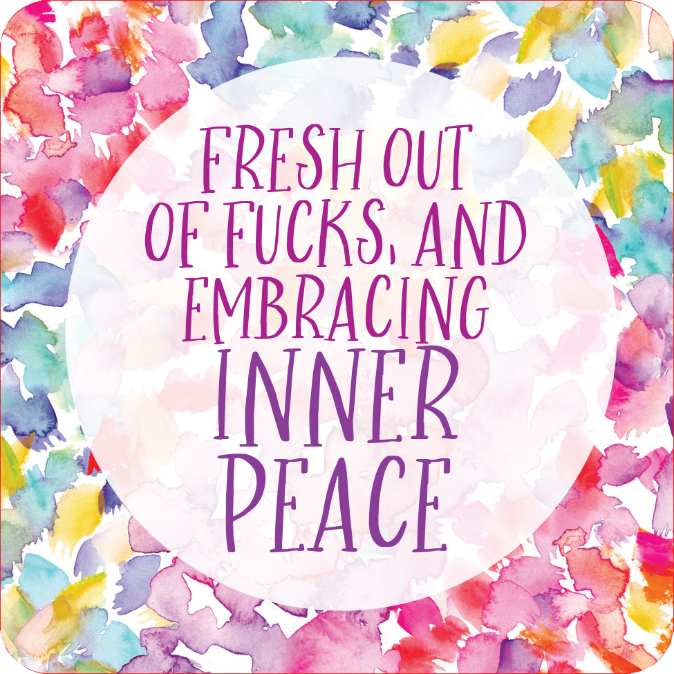 Inner F*cking Peace Card Deck (Set of 60 Irreverent Cards)